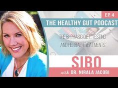 The SIBO Bi Phasic Diet, Testing and Herbal Treatments with Dr Nirala Jacobi | Ep 4 - YouTube Recipes Gut Health, Herbal Treatment, Medical Terms, Food Sensitivities, How To Survive, Today Episode, Cooking Show, Healthy Gut