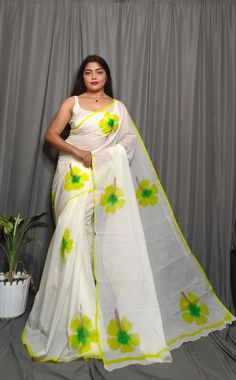 Cotton saree