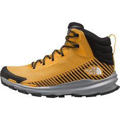 When the day's agenda includes hiking our favorite trail for a breathtaking view of the valleys below, we wear the VECTIV Fastpack Mid FUTURELIGHT Hiking Boot. Not only does this boot keep us moving swiftly with its lightweight design and responsive EVA midsole, but it also ensures our feet stay dry through the puddles and unexpected rainfalls. Yellow Trail Running Shoes With Round Toe For Outdoor, The North Face Trail Running Shoes With Boost Midsole, Waterproof The North Face Hiking Boots For Outdoor Work, The North Face Breathable Trail Running Shoes, The North Face Low-top Trail Running Shoes For Outdoor, The North Face Waterproof Trail Running Sneakers, Rugged Walking Shoes With Boost Midsole For Outdoor, Functional The North Face Walking Shoes For Trail Running, Sporty The North Face Trail Running Shoes For Outdoor