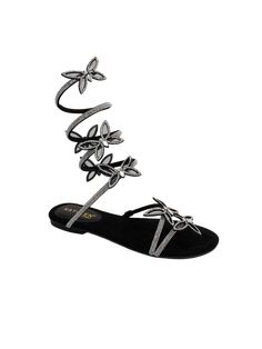 BUTTERFLY-1 Womens Sandals Rhinestone Embellished Butterfly Curly Strap Slip On Open Toe Black Cool,Preppy,Vacation        Women Shoes, size features are:Bust: ,Length: ,Sleeve Length: Preppy Vacation, Strappy Sandals Flat, Womens Sandals Flat, Strappy Sandals, Maternity Bag, Kid Shoes, Women Clothes Sale, All Fashion, Ankle Strap