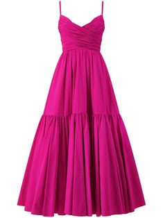 Pink Tiered Voluminous Dress, Pink Voluminous Tiered Dress, Pink Tiered Dress With Voluminous Skirt, City Dress, Modieuze Outfits, Giambattista Valli, Pink Maxi Dress, Van Cleef Arpels, Mode Inspo