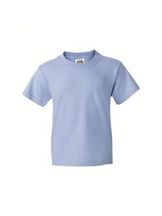 Neblina azul  Collar manga corta    Embellished Light Blue Relaxed Fit Pre-shrunk T-shirt, Light Blue Pre-shrunk Cotton T-shirt, Basic Light Blue Plain T-shirt, Cotton Short Sleeve T-shirt With Tagless Label, Blue Cotton T-shirt With Relaxed Fit, Blue Cotton T-shirt Relaxed Fit, Blue Relaxed Fit Cotton T-shirt, Tagless Cotton Crew Neck T-shirt, Light Blue Cotton Crew Neck T-shirt