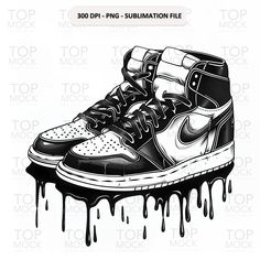 Sneakers Illustration Nike, Nike Sublimation Design, Shoe Template Printable, Nike Shoes Drawing, Shoe Logo Design, Sneakers Png, Sneakers Sketch, Sneakers Illustration, Shoes Png