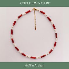 Handcrafted Excellence: Each piece is meticulously handmade, ensuring a personal touch in every choker necklace. 📏 Adjustable Size: Features a 14-inch choker length with a 5 cm extension chain for customizable fitting. ✨ Exclusive Design: Designed exclusively by me, this choker showcases a unique blend of creativity and craftsmanship. Key Highlights of the "Red Agate & White Jade" Choker Necklace: 💎 Main Materials: This unique choker necklace is primarily made of red agate and white jade. The Agate Jewelry With Polished Beads For Gifts, Elegant Carnelian Beaded Necklace For Gifts, Elegant Carnelian Beaded Necklace As A Gift, Polished Beads Choker Necklace For Gifts, Artisan Adjustable Choker As Gift, Artisan Adjustable Choker For Gift, Artisan Beaded Necklaces With Spacer Beads As Gift, Adjustable Gemstone Beaded Necklaces As Gift, Artisan Polished Beads For Gifts