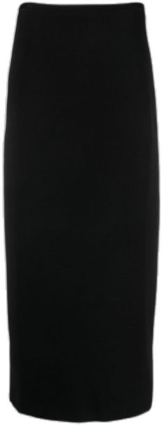 Straight Midi Skirt, Midi Skirt Black, Black Midi Skirt, Jil Sander, Skirt Black, Sanders, Mid Rise, Midi Skirt, Skirt