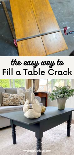 Cracks happen, whether you own an antique table or a modern farmhouse piece. This week, I’m sharing how to repair a wooden table crack using Durham’s Rock Hard Water Putty and bring it back to life. This is a great tip for anyone into DIY furniture makeovers or upcycled home décor. Click through for all the steps to refurbish your old cracked table. Small Dining Table