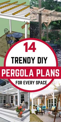 Easy Diy Pergola, Deck Pergolas, Diy Pergola Plans, Free Pergola Plans, Beautiful Pergola, Free Standing Pergola, Garden Board, Attached Pergola, White Pergola