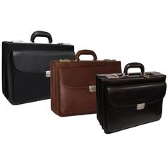 Modern Attache Leather Executive Briefcase, Gold Briefcase Women, Men's Bags, Gold Material, On The Road, To Meet, Luggage Bags, Cowhide Leather, Camera Bag, The Road