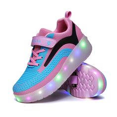 Boys Girls Kids Roller Skates Light Up Shoes USB Charge LED Wheeled Skate Sneakers Running Shoes Sports Skating Shoes for Beginners
 



About Two-wheeled Instructions for use:

If you want to use these shoes as roller skates, please press the safety button（behind shoes ） and the rear wheel will pop up!

If you want to use these shoes as casual shoes:
1. Use the small wrench to insert the wheel gap and gently lift the front wheel, then use the small soft plug to fill the wheel pits
2. Hold down Girls Roller Skates, Kids Roller Skates, Skating Shoes, Skate Sneakers, Kids Light, Skate Girl, Light Up Shoes, Sneakers Running, Kids Lighting