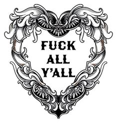 Fuck all yall sticker Decorative Stickers HOUSE OF SWANK Cooler Gift, Gifts Under 10, Kids Accessories, Gifts For Dad, Diy And Crafts, Screen Printing, Gifts For Mom, Coloring Pages, Tshirt Designs