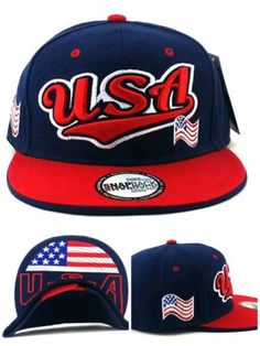 Top Pro Cap USA Flag Tailsweeper Snapback Hat. USA Flag on Front and Side. Great look with USA Script on a Blue Crown with Red Bill. USA Flag UnderBill and Country Name on Back.  Size - One Size Fits Most Adjustable Hats like these normally retail for $25.99 plus shipping, you can take advantage of this one for only $16.97 USA Blue White and Red hats matches everything and perfect for the Patriotic Person. Hat has all logos and letters embroidered, stitched on. Let's Go USA Blue Baseball Cap For 4th Of July, 4th Of July Snapback Baseball Cap, Patriotic Red Snapback Hat With Curved Brim, Red Patriotic Snapback Hat With Curved Brim, Americana Snapback Hat For 4th Of July, 4th Of July Baseball Cap Snapback, Red Snapback Hat For 4th Of July, 4th Of July Red Snapback Hat, 4th Of July Casual Curved Brim Snapback Hat