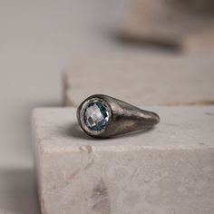 Silver Ring For Men, Unisex Christmas Gifts, Blue Gemstone Ring, Rustic Ring, 3d Ideas, Rustic Rings, Blue Gemstone Rings, Birthday Gift For Women, Men Ring