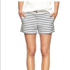 Gap Women’s Sun Kissed Shorts Navy White Size 16 Sits Below The Waist Easy Through The Hip And Thigh 3 1/4” Inseam See Pictures For Measurement #07194 Gap Blue Shorts For Summer, Gap Bottoms With Built-in Shorts For Summer, Gap High-waisted Summer Shorts, Gap High-waisted Casual Shorts, Chic Summer Bottoms From Gap, Gap Casual High-waisted Shorts, Casual Gap High-waisted Shorts, Gap Summer Shorts, Gap Casual Blue Shorts