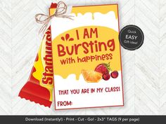 i am bursting with happiness that you are in my class from - printable