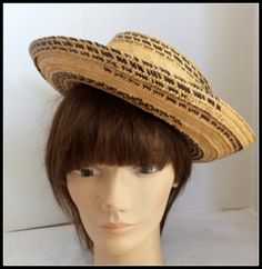 "Awesome hand crafted Boater Straw hat from 1920s era The design is quite unique Straw has tight weave This hat was purchased from a estate in San Francisco which the owners participated in vintage cars and they dressed in the era of their cars for parades etc. Inside hat measures about 20\" The brim is about 3\" It is in good condition I did not see any issues Please read my Shop policy's before purchase If you have any questions I will be more than happy to help All sales are final. Items are Straw Boater Hat, Straw Boater, Very Nice Pic, Kitten Photos, Boater Hat, Straw Hat, Cat Pics, Panama Hat, Vintage Cars