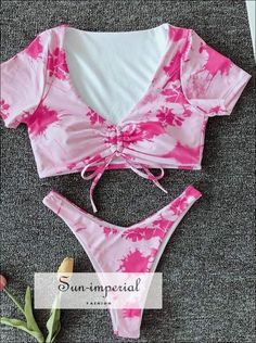 Pattern Type:Print Waist:Low Waist Item Type:Bikinis Set Support Type:Wire Free sun-imperialMJ19C503 Gender:WOMEN Fit:Fits true to size, take your normal size Material:Polyester Material:spandex With Pad:Yes Color:Gradient Color Print Bikini Women Suit:Bikini Women Girl Female Feminino Basic Style:Low Waist Swimsuit Women Style:Bikinis 2020 Mujer Feature:Bandage Bikini Set Women Decorations:Thong Bikini Set Size:S M L Bikini Bikinis Set:Short Sleeve Bikinis Set Bikini Mujer:Push Up Bikini Swimsu Swimming Clothes, Nice Outfits, Twist Front, Aesthetic Fashion, Women Swimsuits, Suits For Women, Puff Sleeve, Tie Dye, Fashion Dresses