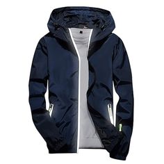 Season:Summer,Fall,Spring; Fabric:Polyester,Chemical fiber blend; Sleeve Length:Long Sleeve; Gender:Men's; Style:Classic; Occasion:Leisure Sports,Outdoor; Placket:Zipper; Function:Reflective,Anti-UV; Pattern:Solid Color; Design:Hooded; Outerwear Type:Outdoor Jacket,Hoodie Jacket,Lightweight Jacket; Listing Date:12/07/2020; Bust:null; Length:null Hooded Windbreaker For Outdoor Activities, Casual Breathable Stretch Outerwear, Breathable Stretch Casual Outerwear, Casual Stretch Breathable Outerwear, Breathable Stretch Outerwear For Outdoor, Breathable Hooded Nylon Outerwear, Breathable Nylon Hooded Outerwear, Breathable Long Sleeve Techwear Outerwear, Breathable Stretch Outerwear For Outdoor Activities