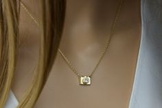 "Small camera necklace gold-CZ-Tiny-Holiday gift ideas-gift for Christmas length: 16\" + 2\" extension as shown in the pictures  pendant size:10mm x 7mm material:gold dipped, CZ lobster clasp available... gold comes with gift box View more jewelry HERE: https://www.etsy.com/shop/DearMia?ref=shopsection_shophome_leftnav" Spiderman Outfit, Camera Necklace, Picture Pendant, Small Camera, Granola Girl, Pet Necklace, Gold Dipped, Heart Of Gold, Gold Gold