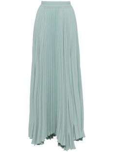 pastel green fully pleated elasticated waistband maxi straight hem unlined We've partnered with Good On You — an independent agency that rates how brands perform in relation to their impact on the planet, people and animals, with a multi-criteria rating simplified to a five points scale. In order to be awarded our conscious label, larger brands need to score a minimum of four out of five ('Good'), while smaller brands must score at least three out of five ('It's A Start'). This item comes from a Maxi Skirt Pleated, Uzun Boy, Clothes Board, Random Clothes, Real Estates Design, Rock Outfit, Chanel Perfume, Rock Outfits, Planet People