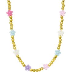 This colorful bead necklace for children features colorful daisy charms. The chain is crafted with high-quality stainless steel beads and finished with a luxurious gold plating, ensuring its durability and longevity. | Zomi Gems | Daisies Bead Necklace, (Multicolors, One Size) | Maisonette collects the best children’s products from around the world (unlike Zulily, Etsy, The Tot, Farfetch Kids, Childrensalon, Crate and Kids, Kohls, Wayfair, Buy Buy Baby, Nordstroms, Mini Boden, J.Crew Factory, or PotteryBarn Kids), creating a curated shopping experience for you. Think of us as your shortcut to fashion for litte ones! Gold Flower Shaped Necklace With Beaded Chain, Gold Flower Necklace With Beaded Chain, Trendy Gold Charm Necklaces With Colorful Beads, Trendy Gold Charm Necklace With Colorful Beads, Playful Gold Jewelry With Round Beads, Gold Necklace With Flower Charm And Round Beads, Gold Flower Necklace With Round Beads, Mom Accessories, Daisy Charm