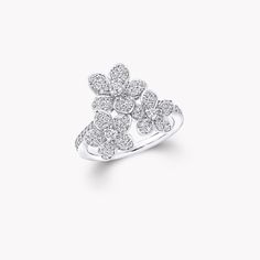 Expressive floral jewels burst with life, inviting women everywhere to wear diamonds their way. Large Diamond Stud Earrings, Traditional English Garden, Wild Flower Garden, Diamond Shaped Engagement Ring, Large Diamond Rings, Pear Shaped Diamond Ring, Flower Diamond Ring, Pave Diamond Earrings, Fine Diamond Jewelry