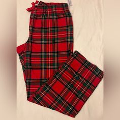 The Holidays Are Right Around The Corner! It’s Time To Get Those Family Pj’s! These Flannel Pants Are So Soft And Comfy! Casual Red Bottoms For Christmas, Casual Cotton Holiday Pants, Casual Cotton Pants For Holiday, Red Holiday Long Pants, Holiday Red Long Pants, Red Long Pants For Holiday, Casual Cotton Bottoms For Holiday, Red Cotton Holiday Bottoms, Red Cotton Bottoms For Holiday