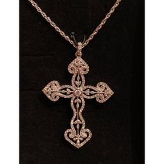 Nwt!! Susan Lucci Silver And Cubic Zirconia Cross Necklace. Cross Has Intricate Detailing And Lots Of Sparkly Cz's. Necklace Measures 18 Inches Long Plus A 3 Inch Extender. Cross Pendant Measures 2.75 Inches Long And 2 Inches Wide. In Original Black Box. Susan Lucci, Artisan Jewelry Necklaces, Necklace Cross, Handcrafted Artisan Jewelry, Black Box, Artisan Jewelry, Cross Pendant, Womens Jewelry Necklace, Cross Necklace