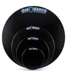 four black plates with the words do dance on them in front of a white background