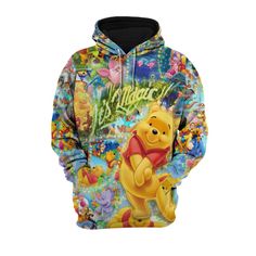 Winnie The Pooh Magic Unisex Hoodie  Zip Up Hoodie Shipping from the US. Easy 30 day return policy, 100% cotton, Double-needle neck, sleeves and hem; Roomy Unisex Fit. Zipup Hoodie, Everyday Activities, Zip Up Hoodies, Zip Up Hoodie, Unisex Design, Zip Up, Winnie The Pooh, Zip Hoodie