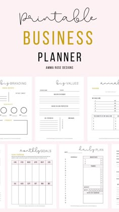 Diy Small Business Planner plumpaperplanner #gratitudeplanner. Business Planner Printables, Business Expense Tracker, Business Printables, Small Business Organization, Printable Business, Small Business Planner, Daily Planning, Business Expense, Expense Tracker