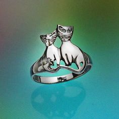 Your order will be shipped in one day. And you will receive your order in 2~5 days in USA. * Dimensions(Two Cat): 15 mm x 14 mm * Weight(APX): Silver Cat Design Ring, Sterling Silver Cat Design Rings For Anniversary, Silver Cat Design Promise Ring, Silver Ring With Cat Design For Anniversary, Silver Promise Ring With Cat Design, Anniversary Sterling Silver Rings With Cat Design, Silver Anniversary Ring With Cat Design, Anniversary Rings With Cat Design, Anniversary Cat Design Rings