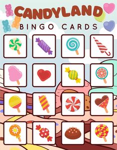 the candy land game is shown in this screenshot