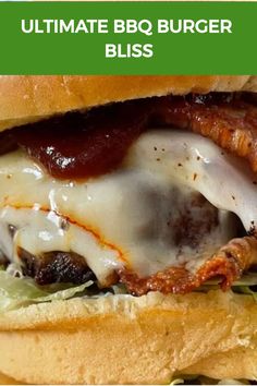 Ultimate BBQ Burger Bliss Best Hamburger Sauce Recipe, Hamburger Patty Recipes, Burger Recipes Healthy, Good Burger Sauce Recipe, Specialty Burgers, Turkey Burger Recipes Healthy, Best Hamburger Recipes, Pork Mince Recipes, Burger Patty Recipe