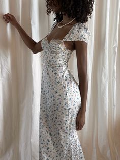 We make enchanting clothing for the vibrant muse unafraid to take risks, forge their own way and embrace a bit of adventure. Midi Dress Style, Midi Slip Dress, Take Risks, For Love & Lemons, Blue Midi Dress, For Love And Lemons, Dress Blue, Paloma, Floral Embroidery