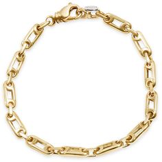 Men's high quality solid 14k white, yellow, rose gold or platinum bracelet is handmade in our USA factory.  The clasp is durable and meant to last a lifetime.  The bracelet measures 8.5" 14k Gold Bracelet With Polished Finish And Rectangular Links, Classic Gold Bracelet With Oval Link, Classic Gold Oval Link Bracelet With Hooks, Classic Gold Bracelets With Hooks And Links, White Gold Bracelet With Solid Link Construction, 14k Gold Bracelet With Rectangular Links, Classic Yellow Gold Sterling Silver Link Bracelet, Classic White Gold Link Bracelet, Tarnish Resistant White Gold Link Bracelet