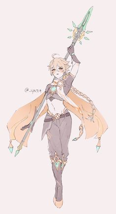 Xiao Aether, Dibujos Cute, Heaven's Official Blessing, Pose Reference Photo, Cute Images, Main Characters, Pose Reference