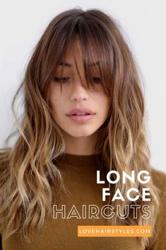 Long Face Haircuts, Pony Hairstyles, Blond Balayage, Long Face Hairstyles, Hair Haircuts, Haircuts For Long Hair, Haircuts With Bangs