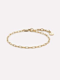 Essential Jewelry, Circle Bracelet, Gold Link Chain, Link Chain Bracelet, Dainty Chain, Jewelry Essentials, Dainty Bracelets, Gold Plated Bracelets, Gifts For Brother