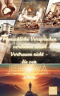 an advertisement for the movie jehova schon