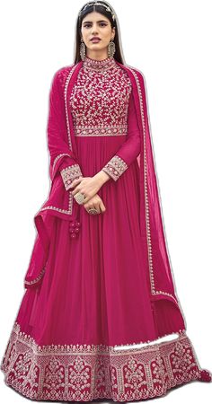 Semi-stitched Long Georgette Churidar, Semi-stitched Anarkali Gown In Georgette, Anarkali Georgette Gown For Eid, Anarkali Floor-length Georgette Churidar, Floor-length Anarkali Salwar Kameez In Georgette, Floor-length Anarkali Churidar In Georgette, Floor-length Georgette Anarkali Salwar Kameez, Floor-length Georgette Anarkali Churidar, Floor-length Georgette Churidar For Diwali