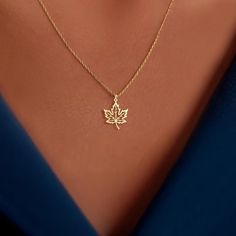 Celebrate the beauty of the outdoors with this minimalist maple leaf necklace. Crafted for those who appreciate nature's simple elegance, this pendant is available in 925 sterling silver or 18k gold plating. Its clean and modern design makes it a versatile accessory for any occasion. Whether you're gifting it to a loved one or treating yourself, this necklace is a charming tribute to the natural world, especially for those who love the autumn season. Our Handmade Silver Necklaces - The Perfect Delicate Gift for You Materials: -Premium 925 Sterling Silver -18k Gold Plated Sterling Silver -18k Rose Gold Plated Sterling Silver Available Colors: -Gold -Rose Gold -Silver Choose your desired color from the options available. Packaging:  -Every necklace is carefully packaged in a special gift box Maple Leaf Pendant, Maple Leaf Necklace, Nature Necklace, Pretty Necklaces, Nature Inspired Jewelry, Autumn Season, Cute Necklace, Leaf Necklace, Fantasy Jewelry