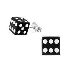 925 Sterling Silver Tiny Black Dice Stud Earrings Metal:925 Sterling Silver Hallmark:925 Size:5x5 mm This listing is for one pair (2 pieces) >Nickel Free >Tarnish Resistant >No Allergic reaction >30 days return policy  ++Items come in a gift box ready to be gifted Please contact me if you have any questions about the jewelry you are interested in buying.  My Shop: https://www.etsy.com/shop/banujewelryusa Follow BANU Jewelry on Facebook, Instagram and other social media sites to keep up to date w Peace Earrings, Hand Earrings, Peace Hand, Hand Jewelry, Earrings Boho, Beautiful Gift Boxes, Boho Earrings, Jewelry Earrings Studs, Etsy Earrings