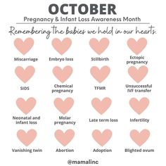 the baby's heart chart is shown in pink and white, with words describing their names