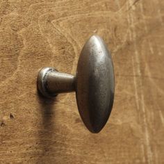 an old door handle on a wooden door