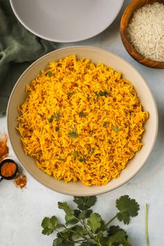 yellow rice in rice cooker