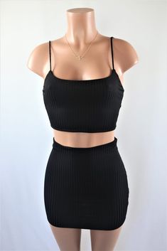 Elsy Mini Skirt Set Layered Crop Top, High Waist Mini Skirt, Crop Top Skirt Set, Mini Skirt Set, Crop Top Skirt, Online Clothing, Matching Sets, Trendy Outfits, Mini Skirt