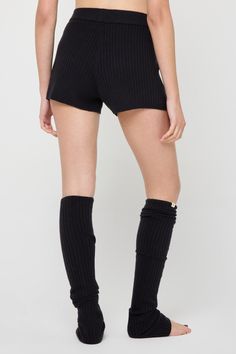 Sweater weather, any time of year. These ultra-soft, luxe rib shorts are the ultimate loungewear, with a dreamy blended knit and cutesy micro length. Our softest knit ever = luxe comfort Flattering high waist Encased soft elastic waistband 2. 5 inch micro inseam Relaxation, but make it cute SAVE 15% WHEN YOU ADD ANY 2 LUXE LOUNGE PIECES | Drina Luxe Shortie Shorts in Black Luxe Lounge, Ribbed Shorts, Spiritual Gangster, Sweater Weather, Tank Dress, Soft Knits, Sweater Jacket, Short Pants, Jumpsuit Dress