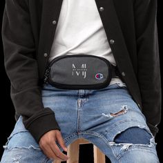 Champion totes, champion fashion, Mjstyles, champion bags Fanny Bag, Accessories Packing, Waist Strap, Hip Bag, Waist Pack, Heather Black, Waist Bag, Black Lives, Stylish Accessories