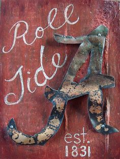 a sign that reads rose side 7 and has an image of the number seven on it