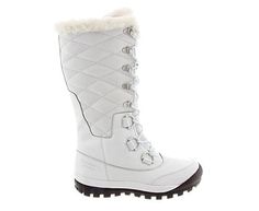 Bearpaw Isabella Women's Boot Fashion and function pair perfectly with this Isabella women's Boot from Bearpaw. The waterproof leather upper has a beautiful quilted pattern with a wool collar for an added pop of style. The wool lining will keep your foot nice and toasty while the Rubber shell and outsole keeps it dry. This is the perfect Boot to take on the winter weather in style. Waterproof leather upper Lace-up closure Wool collar and lining Rubber shell and outsole White Snow Boots, Winter Boots Women Waterproof, Tall Lace Up Boots, Leather Snow Boots, Waterproof Winter Boots, White Snow, Comfortable Boots, Leather Boots Women, Snow Boots Women